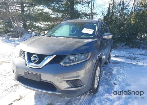 2014 Nissan Rogue Sv из США, поврежденный, VIN 5N1AT2MV9EC853849